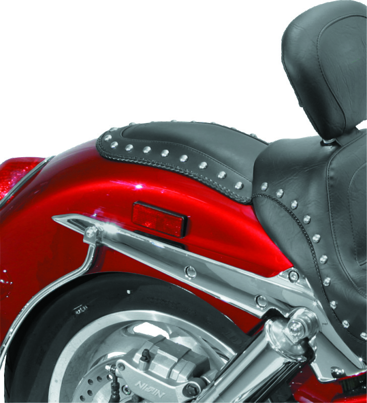 Honda VTX1300 Fender Bib - Mustang Motorcycle - Studs - Black - `04-`09